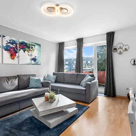 Design Luxus, Vollausstattung, 2 Min Hbf Duisburg, Betten, 2 55