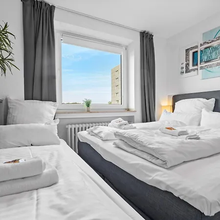 Design Luxus, Vollausstattung, 2 Min Hbf Duisburg, Betten, 2 55