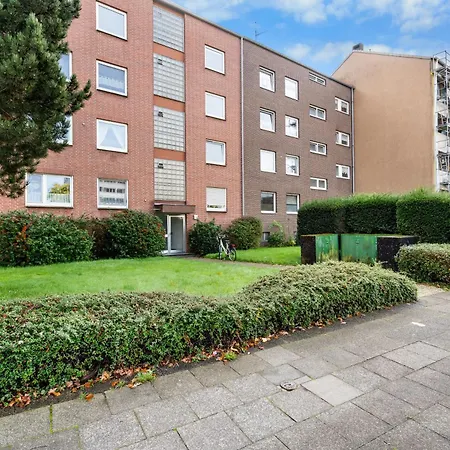 Apartment Design Luxus, Vollausstattung, 2 Min Hbf Duisburg, Betten, 2 55