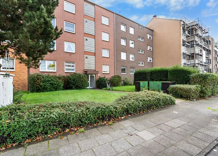 Apartamento Design Luxus, Vollausstattung, 2 Min Hbf Duisburg, Betten, 2 55